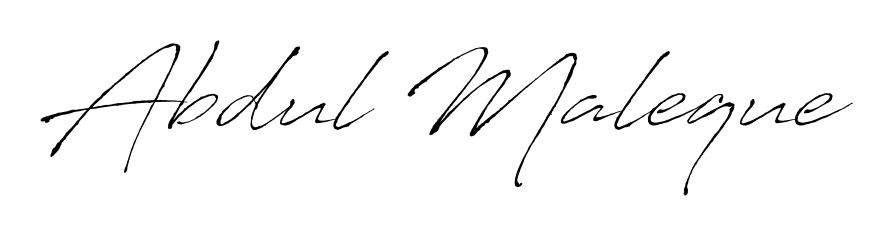 Get an exclusive digital autograph for Abdul Maleque. The Antro_Vectra typeface captures the charm of real penmanship on paper. Abdul Maleque signature style 6 images and pictures png