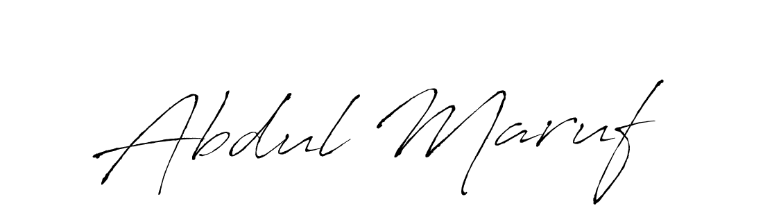 Use a signature maker to create a handwritten signature online. With this signature software, you can design (Antro_Vectra) your own signature for name Abdul Maruf. Abdul Maruf signature style 6 images and pictures png