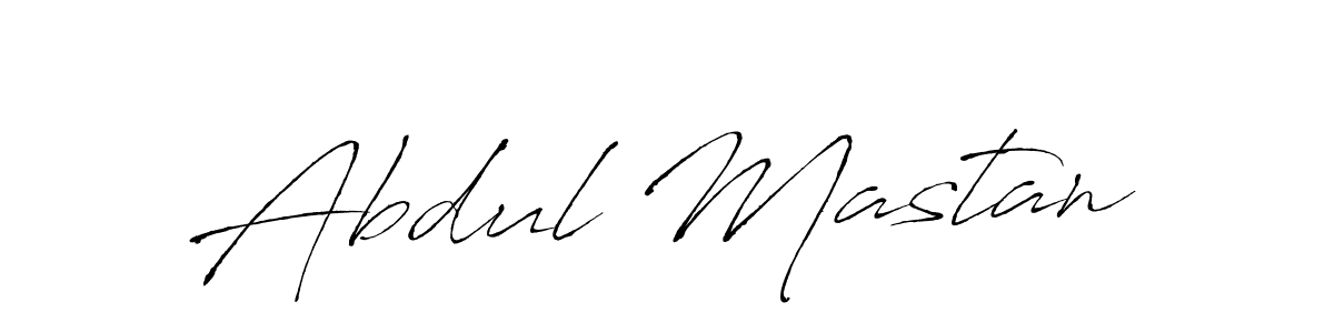 Design your own signature with our free online signature maker. With this signature software, you can create a handwritten (Antro_Vectra) signature for name Abdul Mastan. Abdul Mastan signature style 6 images and pictures png