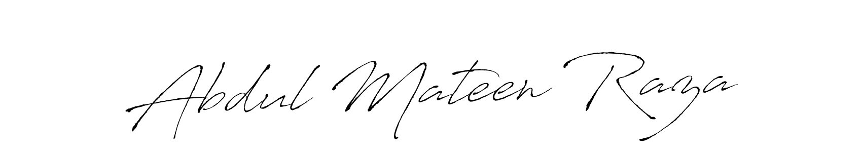 Design your own signature with our free online signature maker. With this signature software, you can create a handwritten (Antro_Vectra) signature for name Abdul Mateen Raza. Abdul Mateen Raza signature style 6 images and pictures png