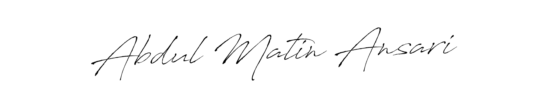 Make a short Abdul Matin Ansari signature style. Manage your documents anywhere anytime using Antro_Vectra. Create and add eSignatures, submit forms, share and send files easily. Abdul Matin Ansari signature style 6 images and pictures png