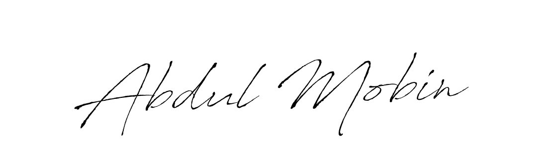 Similarly Antro_Vectra is the best handwritten signature design. Signature creator online .You can use it as an online autograph creator for name Abdul Mobin. Abdul Mobin signature style 6 images and pictures png