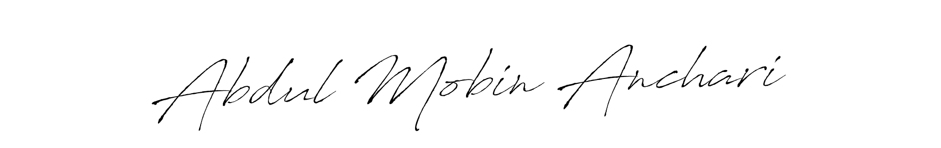 This is the best signature style for the Abdul Mobin Anchari name. Also you like these signature font (Antro_Vectra). Mix name signature. Abdul Mobin Anchari signature style 6 images and pictures png