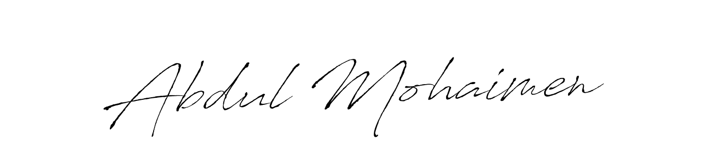 How to make Abdul Mohaimen signature? Antro_Vectra is a professional autograph style. Create handwritten signature for Abdul Mohaimen name. Abdul Mohaimen signature style 6 images and pictures png