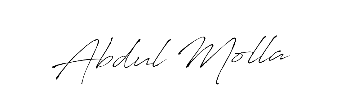 Create a beautiful signature design for name Abdul Molla. With this signature (Antro_Vectra) fonts, you can make a handwritten signature for free. Abdul Molla signature style 6 images and pictures png