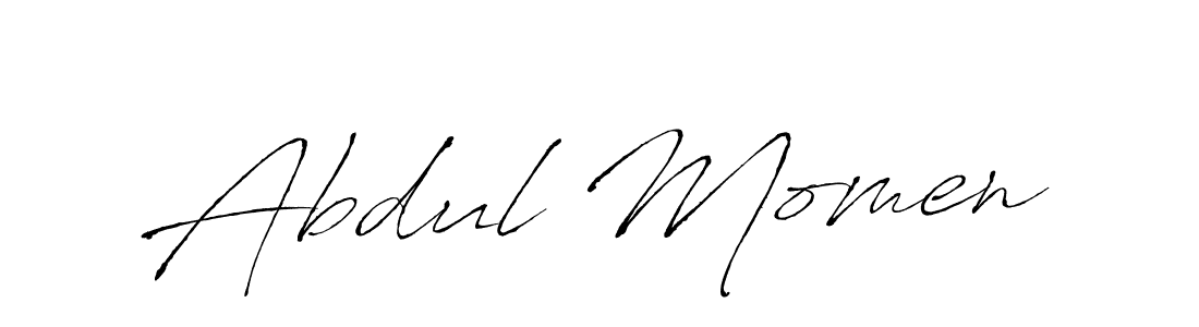 Abdul Momen stylish signature style. Best Handwritten Sign (Antro_Vectra) for my name. Handwritten Signature Collection Ideas for my name Abdul Momen. Abdul Momen signature style 6 images and pictures png