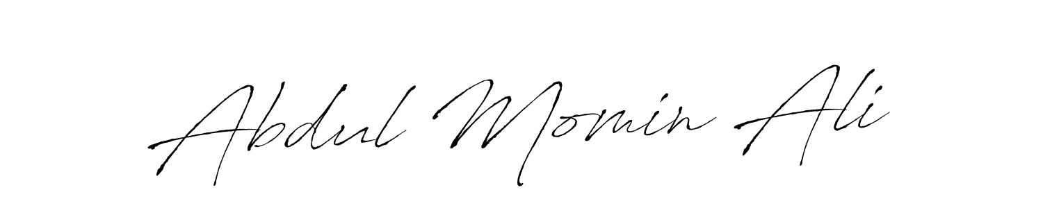 Make a beautiful signature design for name Abdul Momin Ali. With this signature (Antro_Vectra) style, you can create a handwritten signature for free. Abdul Momin Ali signature style 6 images and pictures png