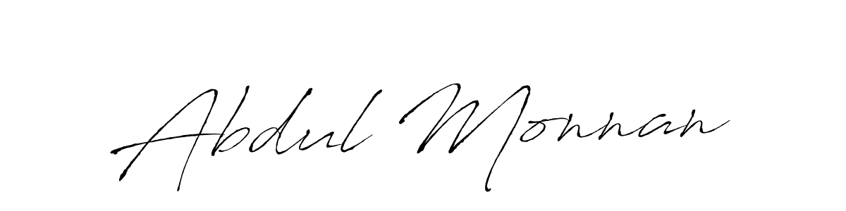 Make a beautiful signature design for name Abdul Monnan. Use this online signature maker to create a handwritten signature for free. Abdul Monnan signature style 6 images and pictures png