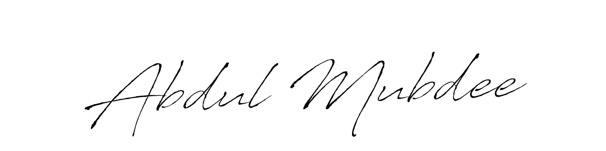 Make a beautiful signature design for name Abdul Mubdee. Use this online signature maker to create a handwritten signature for free. Abdul Mubdee signature style 6 images and pictures png