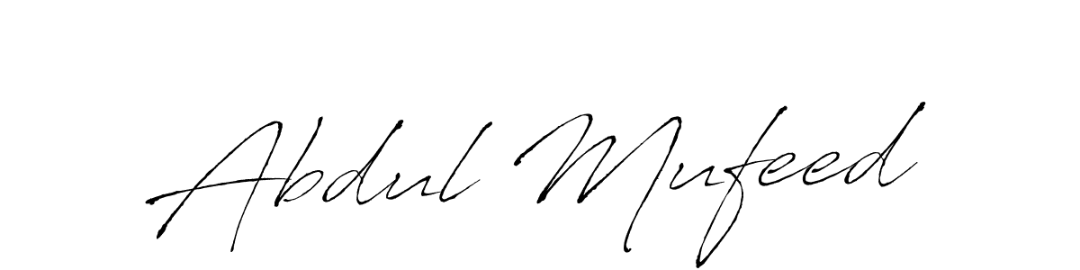 Make a beautiful signature design for name Abdul Mufeed. With this signature (Antro_Vectra) style, you can create a handwritten signature for free. Abdul Mufeed signature style 6 images and pictures png