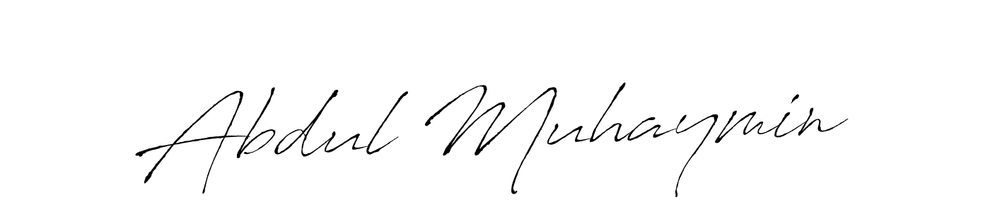 Antro_Vectra is a professional signature style that is perfect for those who want to add a touch of class to their signature. It is also a great choice for those who want to make their signature more unique. Get Abdul Muhaymin name to fancy signature for free. Abdul Muhaymin signature style 6 images and pictures png