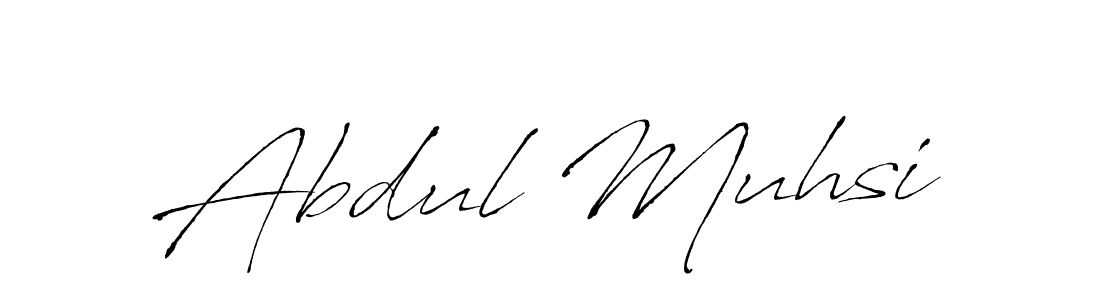 Also we have Abdul Muhsi name is the best signature style. Create professional handwritten signature collection using Antro_Vectra autograph style. Abdul Muhsi signature style 6 images and pictures png