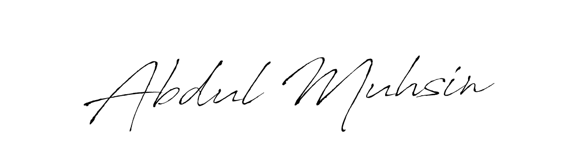 Make a beautiful signature design for name Abdul Muhsin. With this signature (Antro_Vectra) style, you can create a handwritten signature for free. Abdul Muhsin signature style 6 images and pictures png