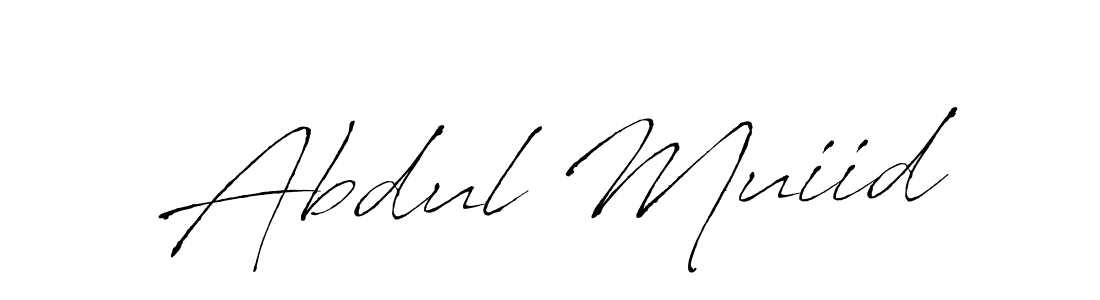 The best way (Antro_Vectra) to make a short signature is to pick only two or three words in your name. The name Abdul Muiid include a total of six letters. For converting this name. Abdul Muiid signature style 6 images and pictures png
