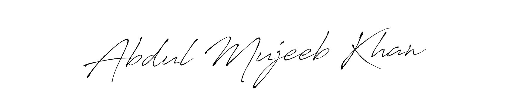 Also You can easily find your signature by using the search form. We will create Abdul Mujeeb Khan name handwritten signature images for you free of cost using Antro_Vectra sign style. Abdul Mujeeb Khan signature style 6 images and pictures png