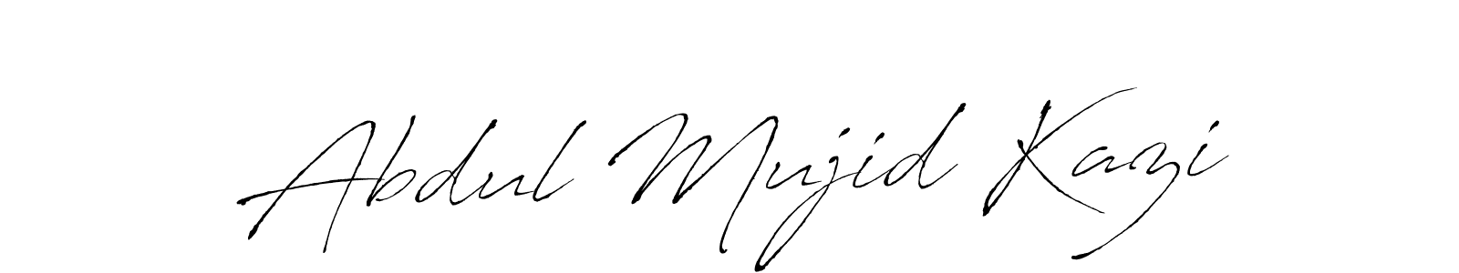 Also we have Abdul Mujid Kazi name is the best signature style. Create professional handwritten signature collection using Antro_Vectra autograph style. Abdul Mujid Kazi signature style 6 images and pictures png