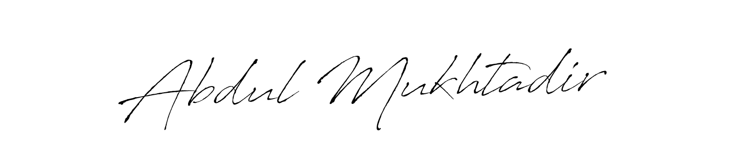 Antro_Vectra is a professional signature style that is perfect for those who want to add a touch of class to their signature. It is also a great choice for those who want to make their signature more unique. Get Abdul Mukhtadir name to fancy signature for free. Abdul Mukhtadir signature style 6 images and pictures png