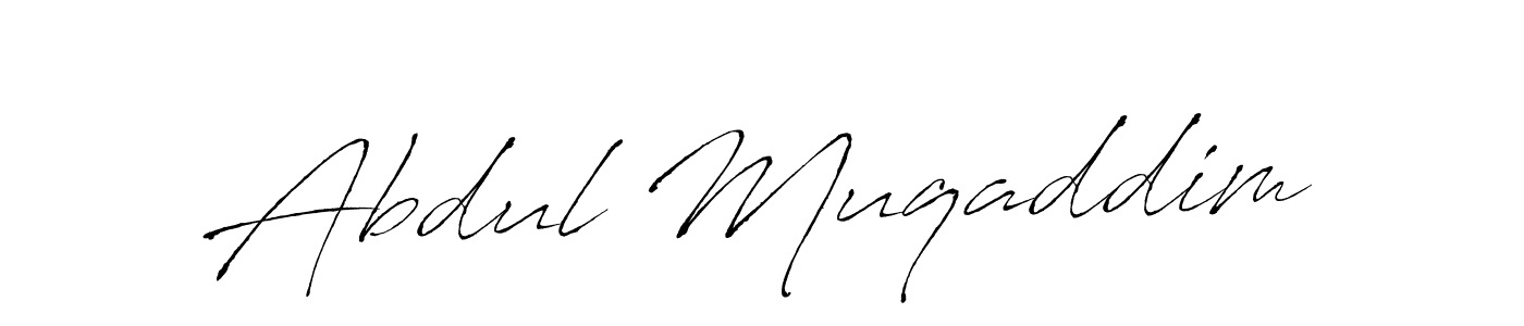 Also You can easily find your signature by using the search form. We will create Abdul Muqaddim name handwritten signature images for you free of cost using Antro_Vectra sign style. Abdul Muqaddim signature style 6 images and pictures png