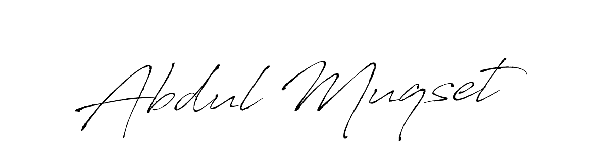 Make a beautiful signature design for name Abdul Muqset. With this signature (Antro_Vectra) style, you can create a handwritten signature for free. Abdul Muqset signature style 6 images and pictures png