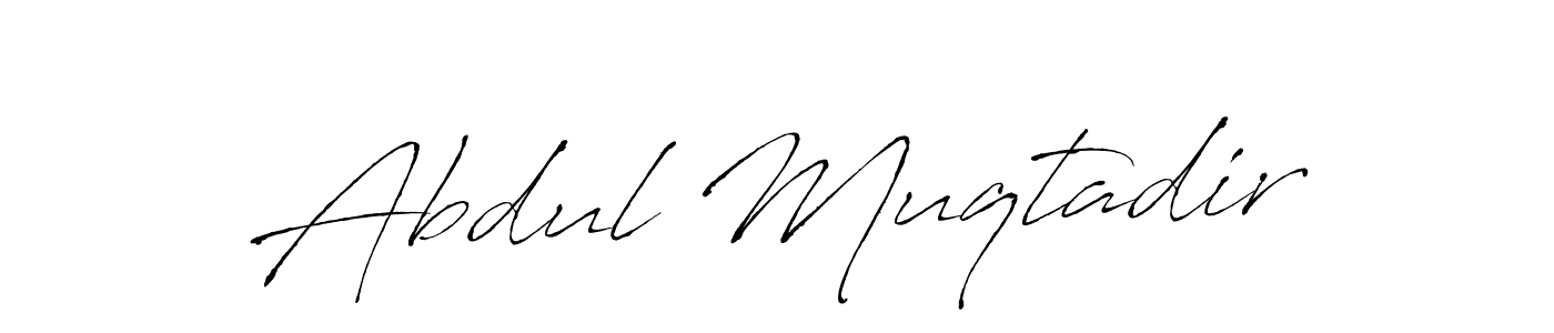 Create a beautiful signature design for name Abdul Muqtadir. With this signature (Antro_Vectra) fonts, you can make a handwritten signature for free. Abdul Muqtadir signature style 6 images and pictures png