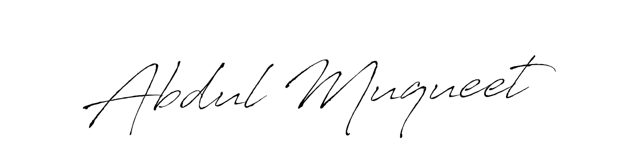 Design your own signature with our free online signature maker. With this signature software, you can create a handwritten (Antro_Vectra) signature for name Abdul Muqueet. Abdul Muqueet signature style 6 images and pictures png