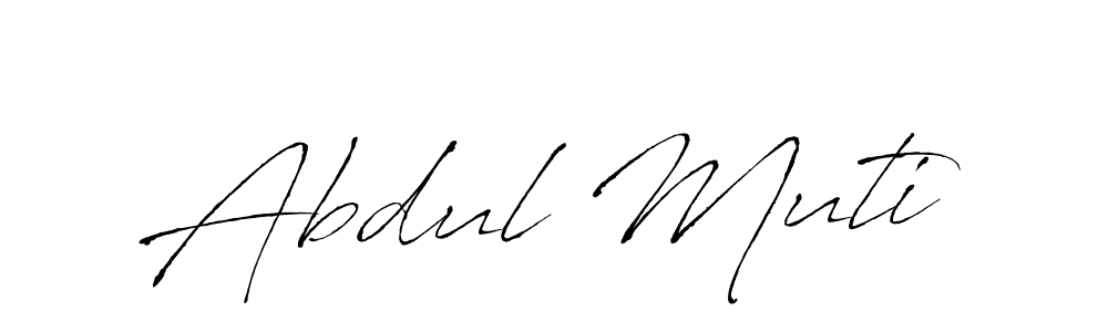 You should practise on your own different ways (Antro_Vectra) to write your name (Abdul Muti) in signature. don't let someone else do it for you. Abdul Muti signature style 6 images and pictures png