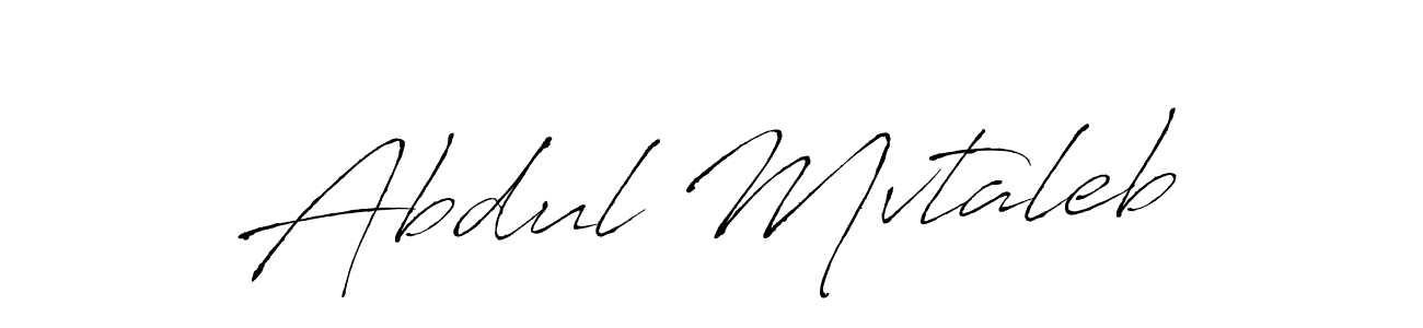 Create a beautiful signature design for name Abdul Mvtaleb. With this signature (Antro_Vectra) fonts, you can make a handwritten signature for free. Abdul Mvtaleb signature style 6 images and pictures png