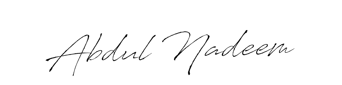 How to make Abdul Nadeem signature? Antro_Vectra is a professional autograph style. Create handwritten signature for Abdul Nadeem name. Abdul Nadeem signature style 6 images and pictures png