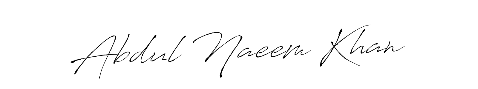 Abdul Naeem Khan stylish signature style. Best Handwritten Sign (Antro_Vectra) for my name. Handwritten Signature Collection Ideas for my name Abdul Naeem Khan. Abdul Naeem Khan signature style 6 images and pictures png