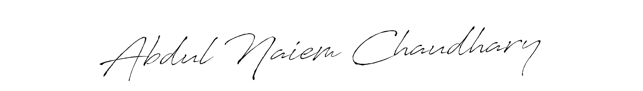 Use a signature maker to create a handwritten signature online. With this signature software, you can design (Antro_Vectra) your own signature for name Abdul Naiem Chaudhary. Abdul Naiem Chaudhary signature style 6 images and pictures png