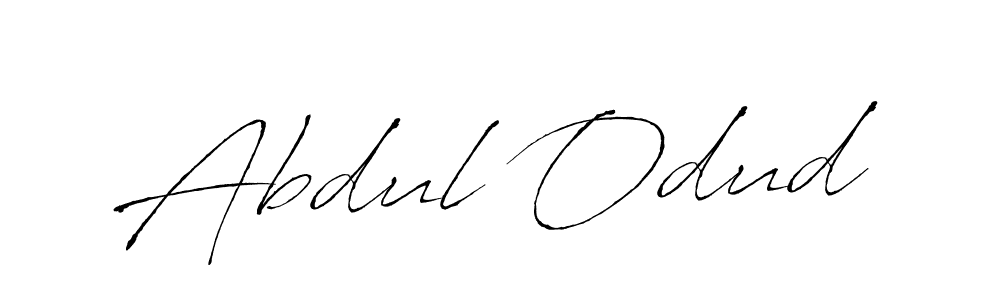 Make a beautiful signature design for name Abdul Odud. With this signature (Antro_Vectra) style, you can create a handwritten signature for free. Abdul Odud signature style 6 images and pictures png