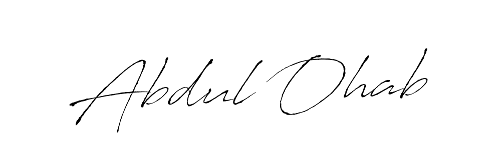 It looks lik you need a new signature style for name Abdul Ohab. Design unique handwritten (Antro_Vectra) signature with our free signature maker in just a few clicks. Abdul Ohab signature style 6 images and pictures png