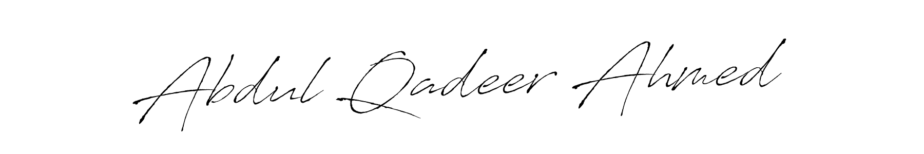 Use a signature maker to create a handwritten signature online. With this signature software, you can design (Antro_Vectra) your own signature for name Abdul Qadeer Ahmed. Abdul Qadeer Ahmed signature style 6 images and pictures png