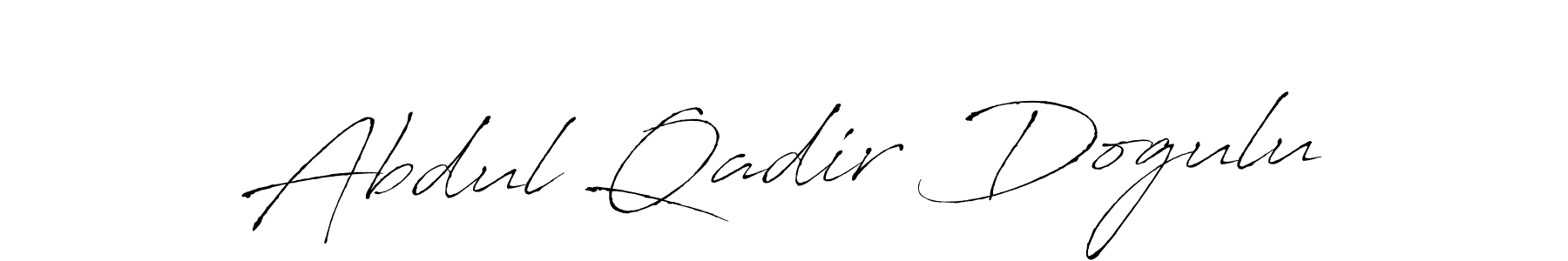 Make a short Abdul Qadir Dogulu signature style. Manage your documents anywhere anytime using Antro_Vectra. Create and add eSignatures, submit forms, share and send files easily. Abdul Qadir Dogulu signature style 6 images and pictures png