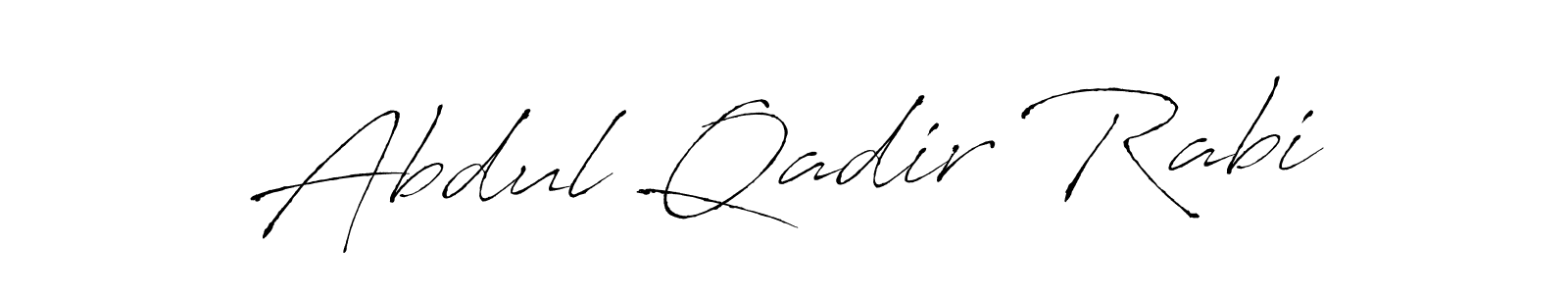 It looks lik you need a new signature style for name Abdul Qadir Rabi. Design unique handwritten (Antro_Vectra) signature with our free signature maker in just a few clicks. Abdul Qadir Rabi signature style 6 images and pictures png