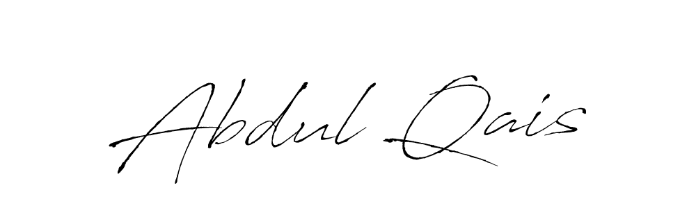 How to make Abdul Qais name signature. Use Antro_Vectra style for creating short signs online. This is the latest handwritten sign. Abdul Qais signature style 6 images and pictures png