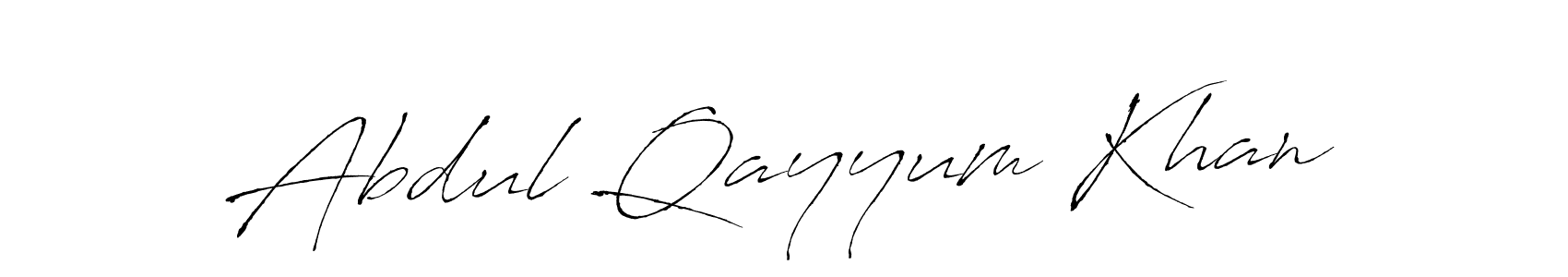 This is the best signature style for the Abdul Qayyum Khan name. Also you like these signature font (Antro_Vectra). Mix name signature. Abdul Qayyum Khan signature style 6 images and pictures png