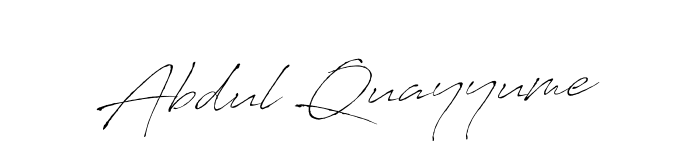 Antro_Vectra is a professional signature style that is perfect for those who want to add a touch of class to their signature. It is also a great choice for those who want to make their signature more unique. Get Abdul Quayyume name to fancy signature for free. Abdul Quayyume signature style 6 images and pictures png