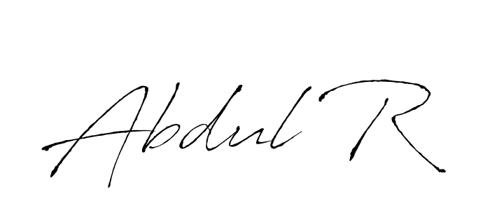 Use a signature maker to create a handwritten signature online. With this signature software, you can design (Antro_Vectra) your own signature for name Abdul R. Abdul R signature style 6 images and pictures png