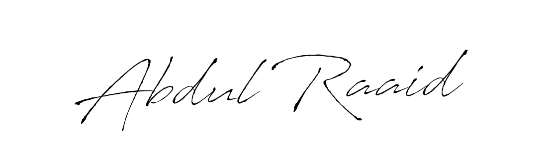 Abdul Raaid stylish signature style. Best Handwritten Sign (Antro_Vectra) for my name. Handwritten Signature Collection Ideas for my name Abdul Raaid. Abdul Raaid signature style 6 images and pictures png