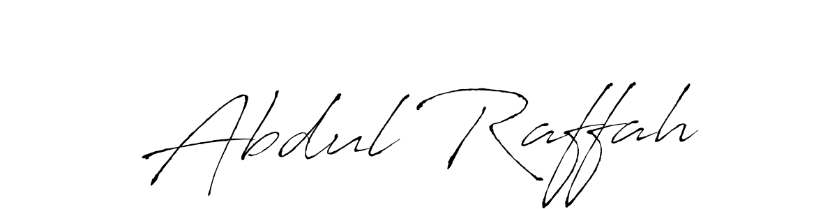 Make a beautiful signature design for name Abdul Raffah. With this signature (Antro_Vectra) style, you can create a handwritten signature for free. Abdul Raffah signature style 6 images and pictures png