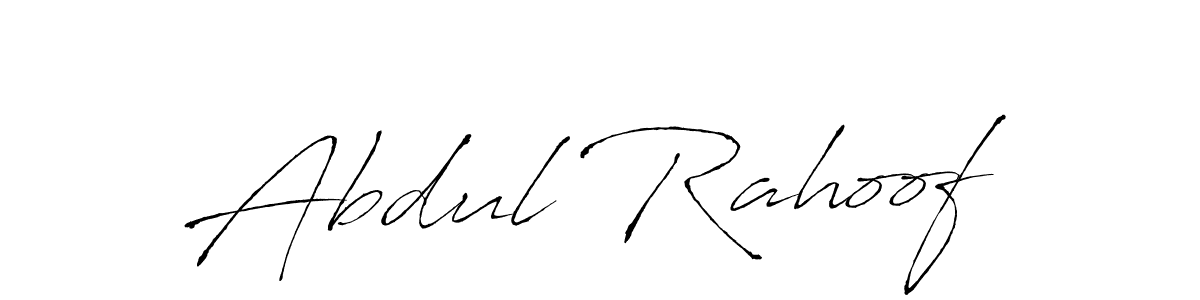 Design your own signature with our free online signature maker. With this signature software, you can create a handwritten (Antro_Vectra) signature for name Abdul Rahoof. Abdul Rahoof signature style 6 images and pictures png