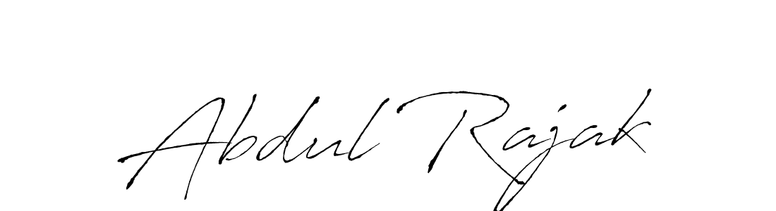 Design your own signature with our free online signature maker. With this signature software, you can create a handwritten (Antro_Vectra) signature for name Abdul Rajak. Abdul Rajak signature style 6 images and pictures png