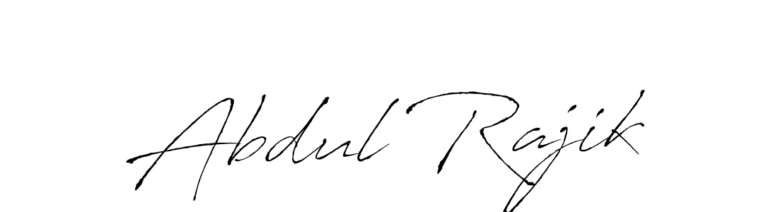 Design your own signature with our free online signature maker. With this signature software, you can create a handwritten (Antro_Vectra) signature for name Abdul Rajik. Abdul Rajik signature style 6 images and pictures png
