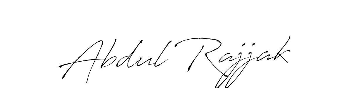 Design your own signature with our free online signature maker. With this signature software, you can create a handwritten (Antro_Vectra) signature for name Abdul Rajjak. Abdul Rajjak signature style 6 images and pictures png