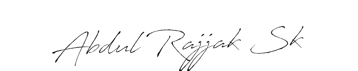 Design your own signature with our free online signature maker. With this signature software, you can create a handwritten (Antro_Vectra) signature for name Abdul Rajjak Sk. Abdul Rajjak Sk signature style 6 images and pictures png