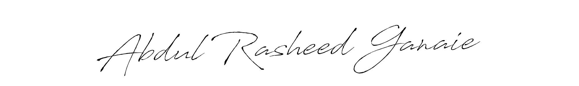 How to make Abdul Rasheed Ganaie signature? Antro_Vectra is a professional autograph style. Create handwritten signature for Abdul Rasheed Ganaie name. Abdul Rasheed Ganaie signature style 6 images and pictures png