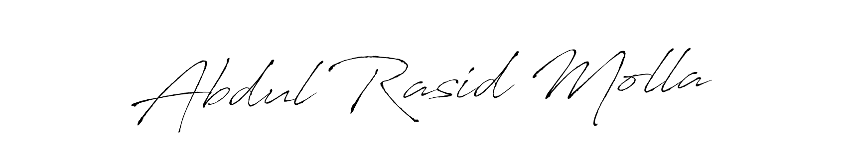 Abdul Rasid Molla stylish signature style. Best Handwritten Sign (Antro_Vectra) for my name. Handwritten Signature Collection Ideas for my name Abdul Rasid Molla. Abdul Rasid Molla signature style 6 images and pictures png