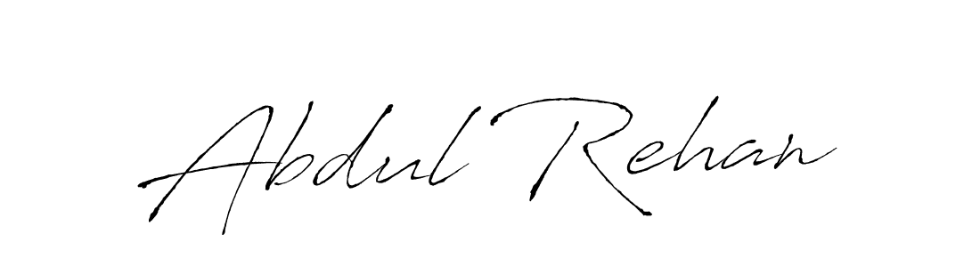 Abdul Rehan stylish signature style. Best Handwritten Sign (Antro_Vectra) for my name. Handwritten Signature Collection Ideas for my name Abdul Rehan. Abdul Rehan signature style 6 images and pictures png