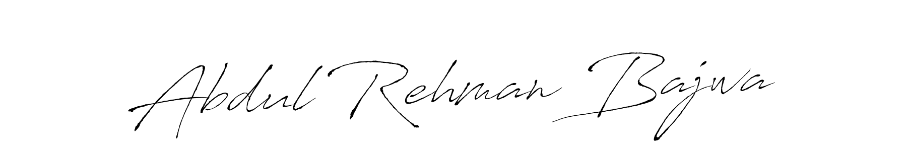 Create a beautiful signature design for name Abdul Rehman Bajwa. With this signature (Antro_Vectra) fonts, you can make a handwritten signature for free. Abdul Rehman Bajwa signature style 6 images and pictures png